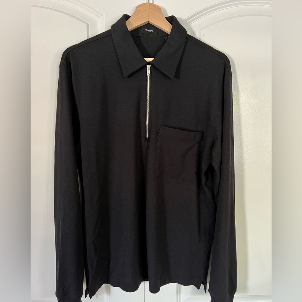 Theory Men’s Ryder Long Sleeve Polo